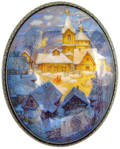 Alexander Kozlov “Winter view on teh church”