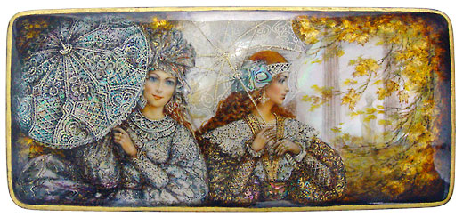 Oleg Shapkin &ldquo;Two ladies with ambrella&rdquo;