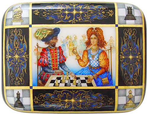 Marina Rogatova &ldquo;Playing Chess&rdquo;