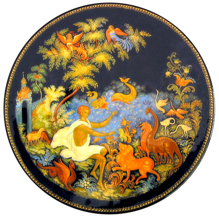 Vladimir Buldakov "Adam in a paradise garden"